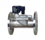 法兰式大口径液、气电磁阀