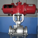 气动金属密封球阀